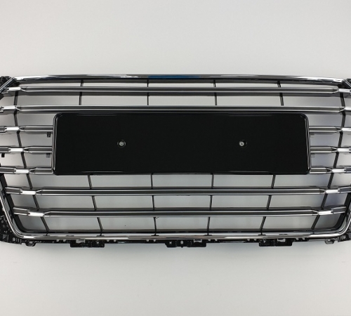 Решетка радиатора Audi TT S-Line черный + хром (2014-2018)