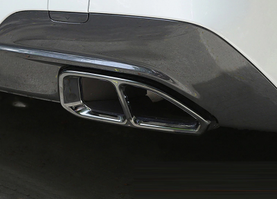 Накладки глушителей BMW 3 серии G20, черные