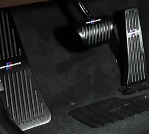 Накладки на педали BMW 5,6,7,X3,X4 серий черные
