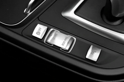 Накладки кнопок центральной панели BMW F30 / F32 / F34 / F36, хром