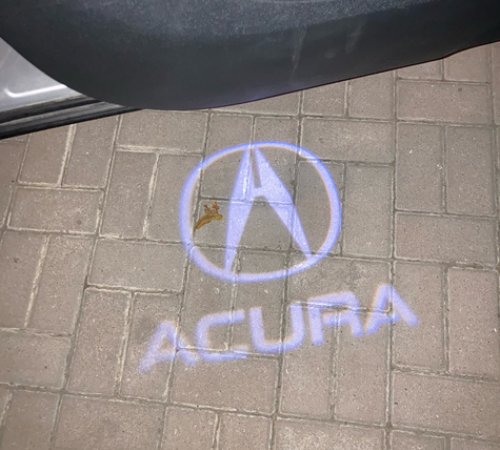 Подсветка дверей с логотипом для Acura MDX ZDX RLX TLX TL