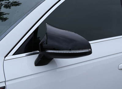 Накладки на зеркала Audi A4 B9/A5, черный глянец