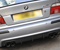 Диффузор (юбка) задний для BMW E39 M5 с ребрами