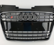 Решетка радиатора Audi TT S черный + хром (2010-2014)