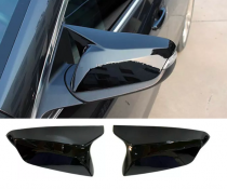 Накладки на зеркала Chevrolet Malibu черный глянец (2016-...)