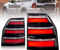 Оптика задняя, фонари Mitsubishi Pajero V97 Full Led дымчатые (2006-2015)