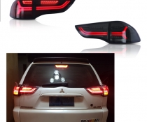 Оптика задняя, фонари Mitsubishi Pajero Sport, дымчатые (2010-2015)