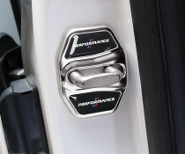 Защитные чехлы дверного замка BMW стиль Performance silver