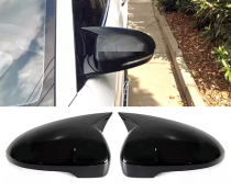 Накладки на зеркала Hyundai Tucson 3 черный глянец (2015-2019)