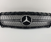 Решетка радиатора Mercedes W117 Diamond Black (2013-2016)