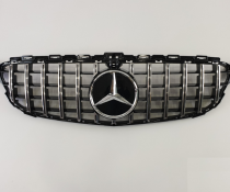 Решетка радиатора Mercedes W205 GT черная + хром (2019-...)