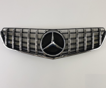 Решетка радиатора Mercedes W207 GT, черная + хром (2014-2017)