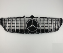 Решетка радиатора Mercedes W218 GT Chrome Black (2014-2018)