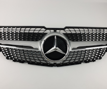Решетка радиатора Mercedes X204 Diamond Silver (2012-2015)