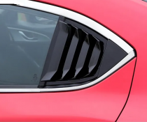 Накладки (зябра) на вікна задніх дверей Mazda 3 (2013-2018)