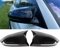Накладки на зеркала Hyundai Tucson 4 черный глянец (2020-...)