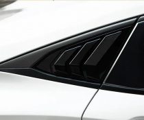 Накладки (зябра) на вікна задніх дверей Honda Civic 10 (2016-...)