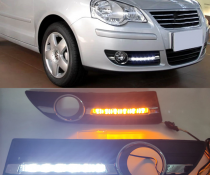 Дневные ходовые огни Volkswagen Polo с функцией поворота (2005-2009)