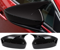 Накладки на зеркала Mazda 3 AXELA черный глянец (2013-2017)