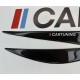 Накладки на фары (реснички) BMW F30 / F34, карбон