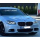 Решетка радиатора, ноздри на БМВ F10/F11 Diamond черная + хром