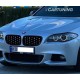 Решетка радиатора, ноздри на БМВ F10/F11 Diamond черная + хром