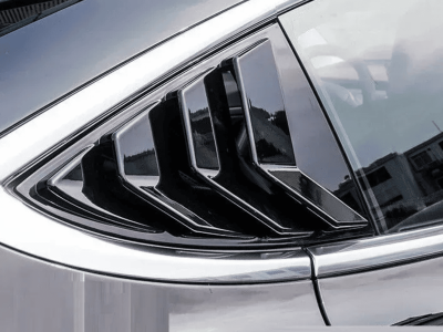 Накладки (жабры) на окна задних дверей Tesla Model Y (2020-...)