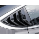 Накладки (жабры) на окна задних дверей Tesla Model Y (2020-...)