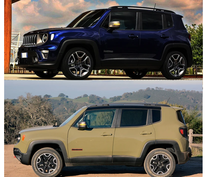 Светодиодный указатель поворота Jeep Renegade дымчатые