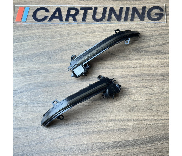 Динамические повторители поворотов BMW F20/F22/F30/F32/X1 дымчатые