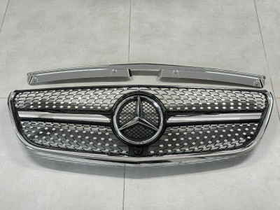 Решетка радиатора Mercedes V-Class W447 Diamond Black (2014-2019)