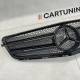 Решітка радіатора на Мерседес W204 С63 AMG чорна + хром