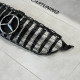 Решітка радіатора MERCEDES W205 GT чорна з хромом (2014-2018)