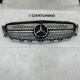 Решетка радиатора без звезды Mercedes W213 Diamond silver