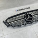 Решетка радиатора без звезды Mercedes W213 Diamond silver