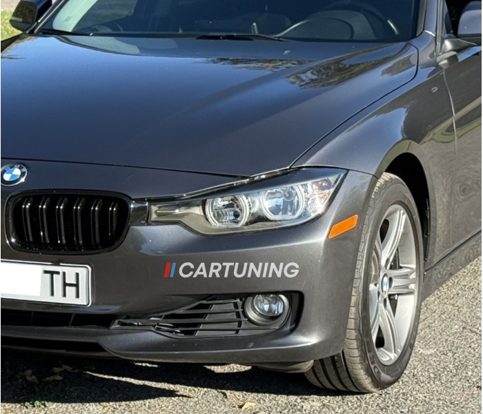 Накладки на фары (реснички) BMW F30 под покраску ABS-пластик Накладки на фары (реснички) BMW F30 под покраску ABS-пластик