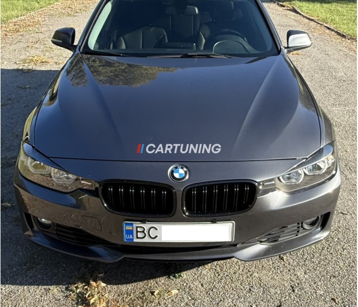 Накладки на фары (реснички) BMW F30 под покраску ABS-пластик Накладки на фары (реснички) BMW F30 под покраску ABS-пластик