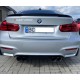 Спойлер на BMW F30 M-Performance черный глянцевый (ABS-пластик)