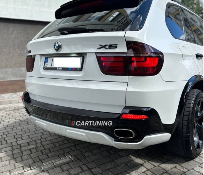 Накладка заднего бампера BMW X5 Е70 Накладка заднего бампера BMW X5 Е70
