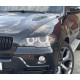 Накладки на фары, реснички BMW X5 E70 черный глянец ABS-пластик