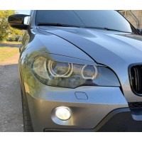 Накладки на фари, вії BMW X5 E70 під покраску ABS-пластик Накладки на фари, вії BMW X5 E70 під покраску ABS-пластик