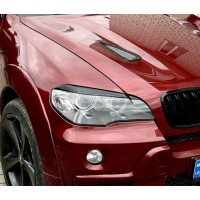 Реснички, накладки фар BMW Х5 E70 (стеклопластик)