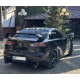 Спойлер багажника Mitsubishi Lancer X стиль EVO чорний глянець (ABS-пластик)