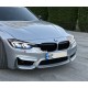 Решетка радиатора, ноздри на БМВ F30 Diamond (черная)
