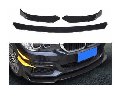 Накладка переднего бампера универсальная (ABS-пластик)