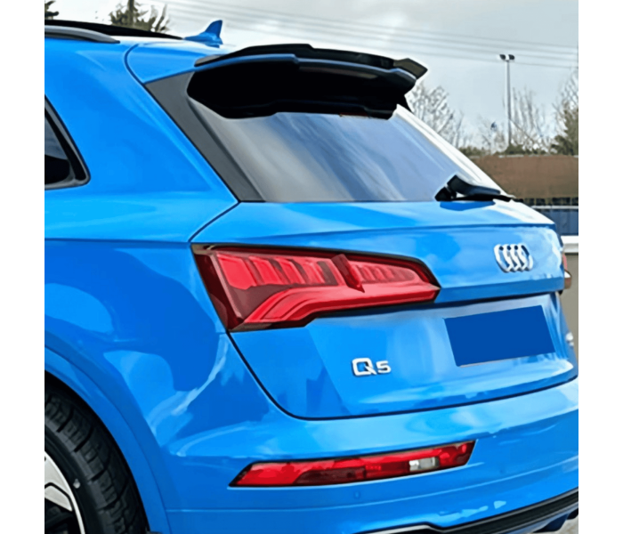 Бічні спойлери на заднє скло Audi Q5 FY SQ5 (17-22 р.в.) чорний глянець