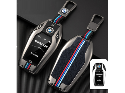 Чехол протектор на ключ BMW G11 G12 G30 G32 X3 G01 X4 G02 X5 G05 X7 G07 дымчатый