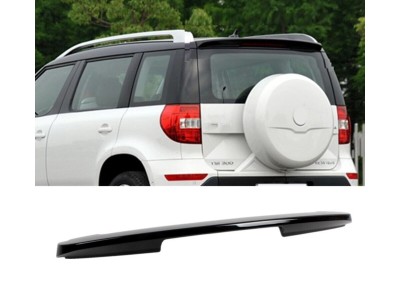 Cпойлер багажника Skoda Yeti черный глянец (2014-2021)