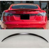 Спойлер на Tesla Model S стиль S чорний глянсовий ABS-пластик