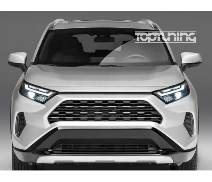 Рейлінги на дах Toyota LRAV4 (2019-2023) хром